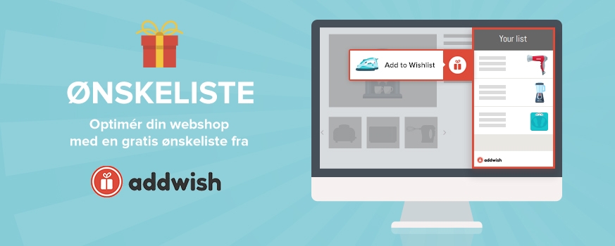 Varm julesalget op med gratis ønskeliste fra addwish