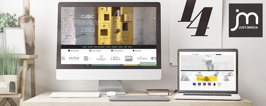 Nyt JUST.MEDIA design i vores DesignStore