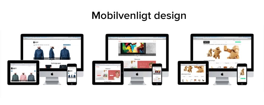 Mobilvenligt design, smartweb og optimeret seo